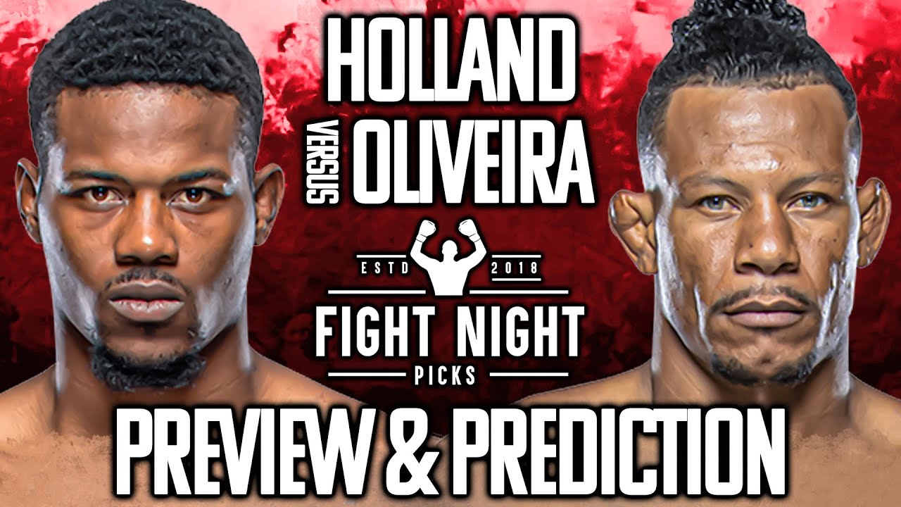 UFC 272: Kevin Holland vs. Alex Oliveira Preview & Prediction - YouTube