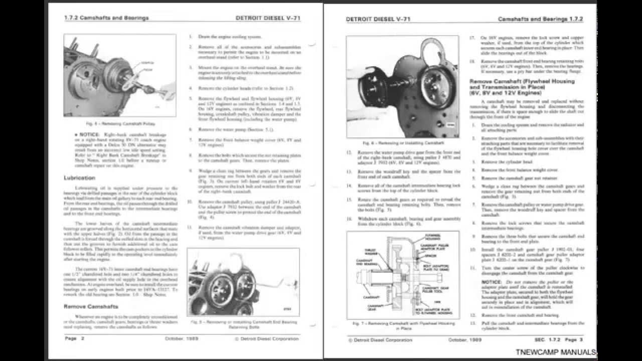 Detroit Diesel v71 Service Manual Pdf CD YouTube
