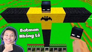 Đây là CÁCH SIÊU BÍ MẬT ĐỂ SỞ HỮU BATMAN LỚN NHẤT Trong Minecraft TITAN*JAYGRAY TRỞ THÀNH NGƯỜI DƠI