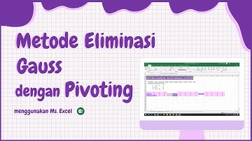 Metode eliminasi gauss dengan pivoting - Metode Numerik