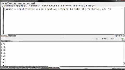 Writing a Simple Factorial Program using Python 2 - Introduction to Programming with Python