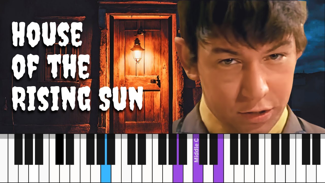 How to play HOUSE OF THE RISING SUN by The Animals - Piano for Singing