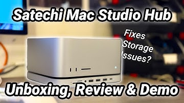 Satechi Mac Studio & Mac Mini Dock Review & Demo
