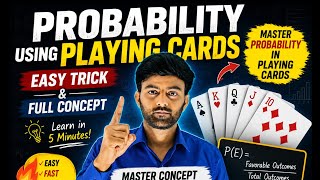 Probability Tricks | Probability Cards Problem | Probability Easy Trick & Concept | Probability Card