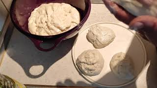 Ungarische Langosch Rezept wie auf dem Volksfest Homemade hungarian langos