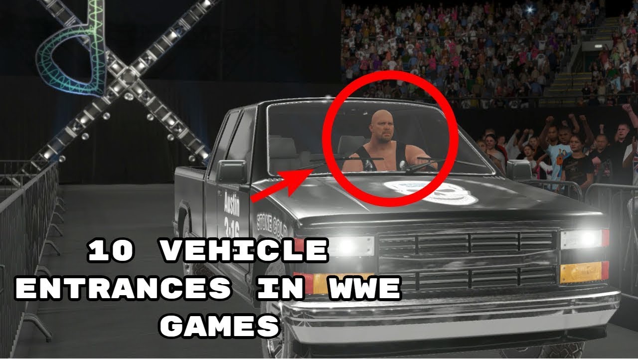 10 Vehicle Entrances In WWE Games YouTube