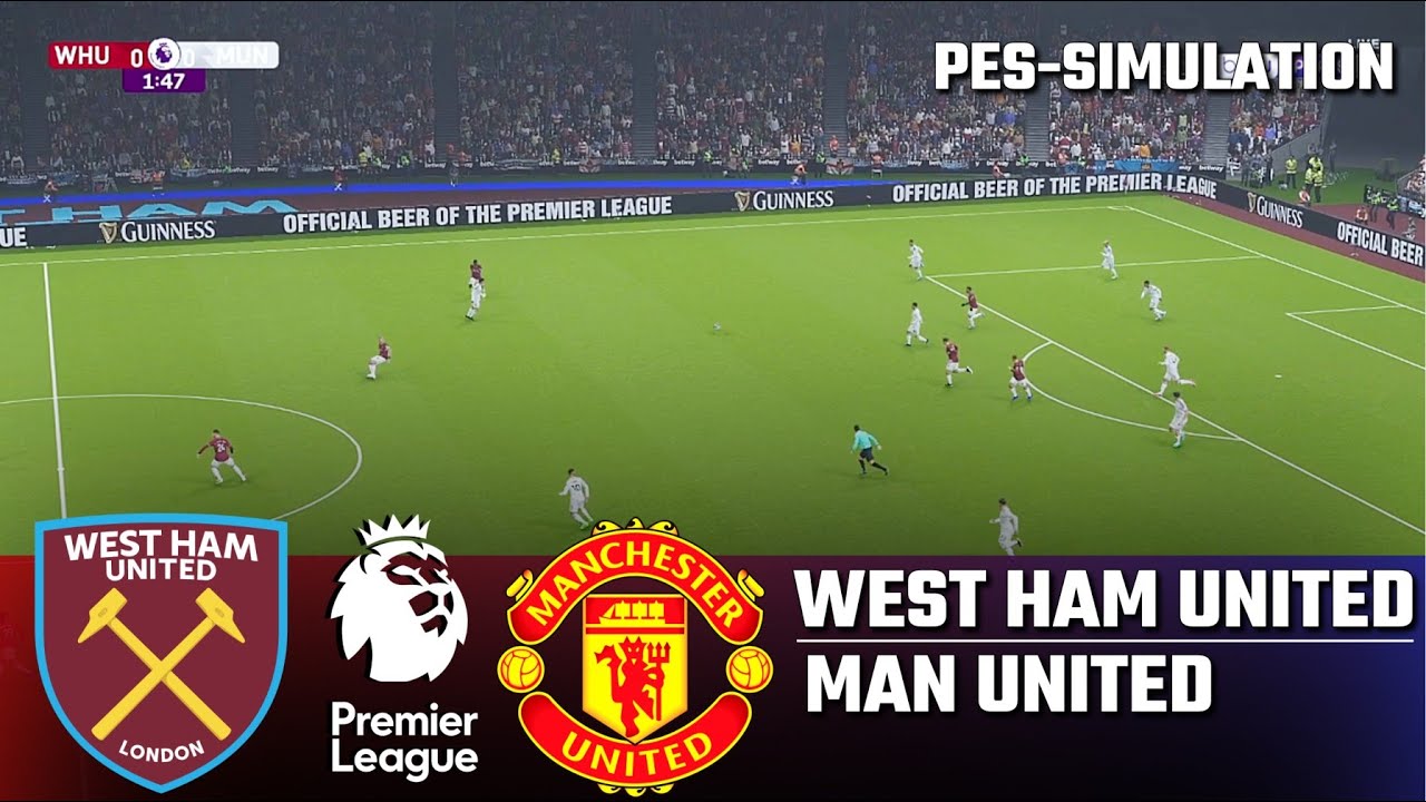 West Ham United vs Manchester United | Premier League 2025/26 | PES 21 Simulation