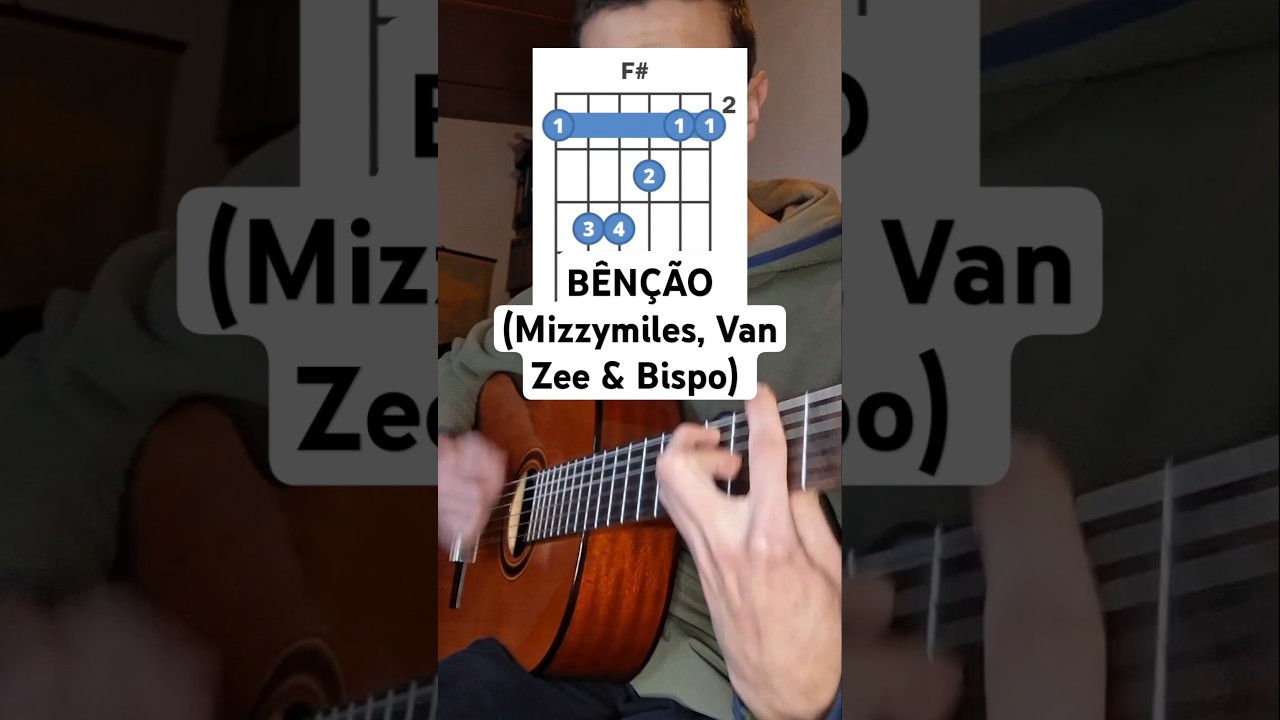 (c/ SOLO) Como Tocar "Bênção" na guitarra 