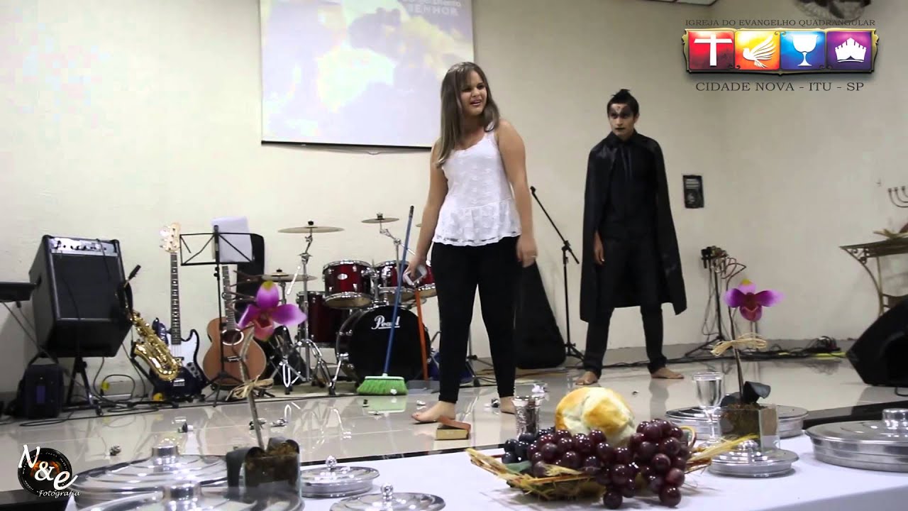 Teatro - Reflexão Tirando a Sujeira do Coração - IEQ Cidade Nova - Itu/SP