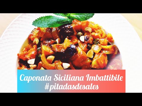 Caponata Siciliana  Na cozinha com a Helô 