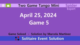 Two Game Tango Mini Game #5 | April 25, 2024 Event | Spider Expert screenshot 5