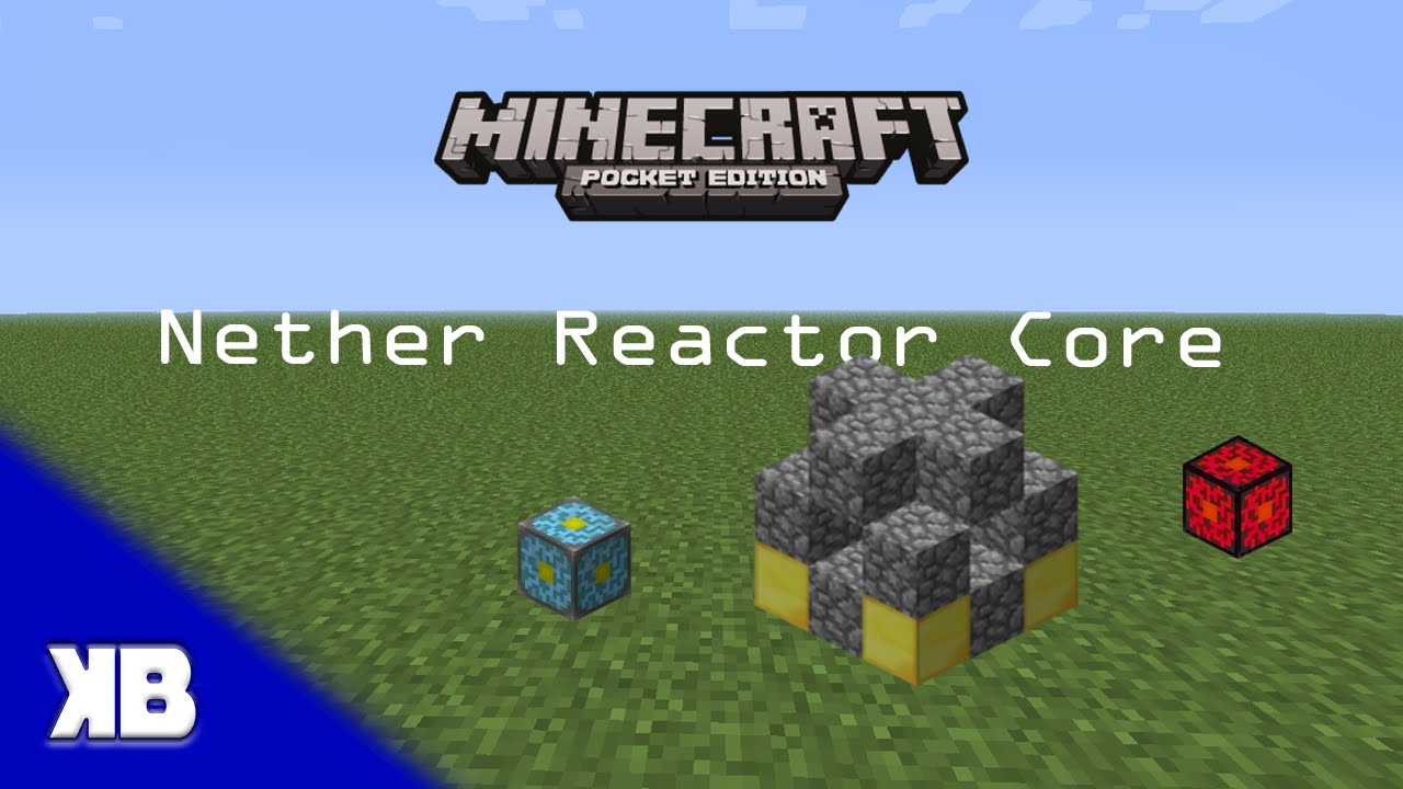 Minecraft Pe How To Use The Nether Reactor Core Tutorial Updated
