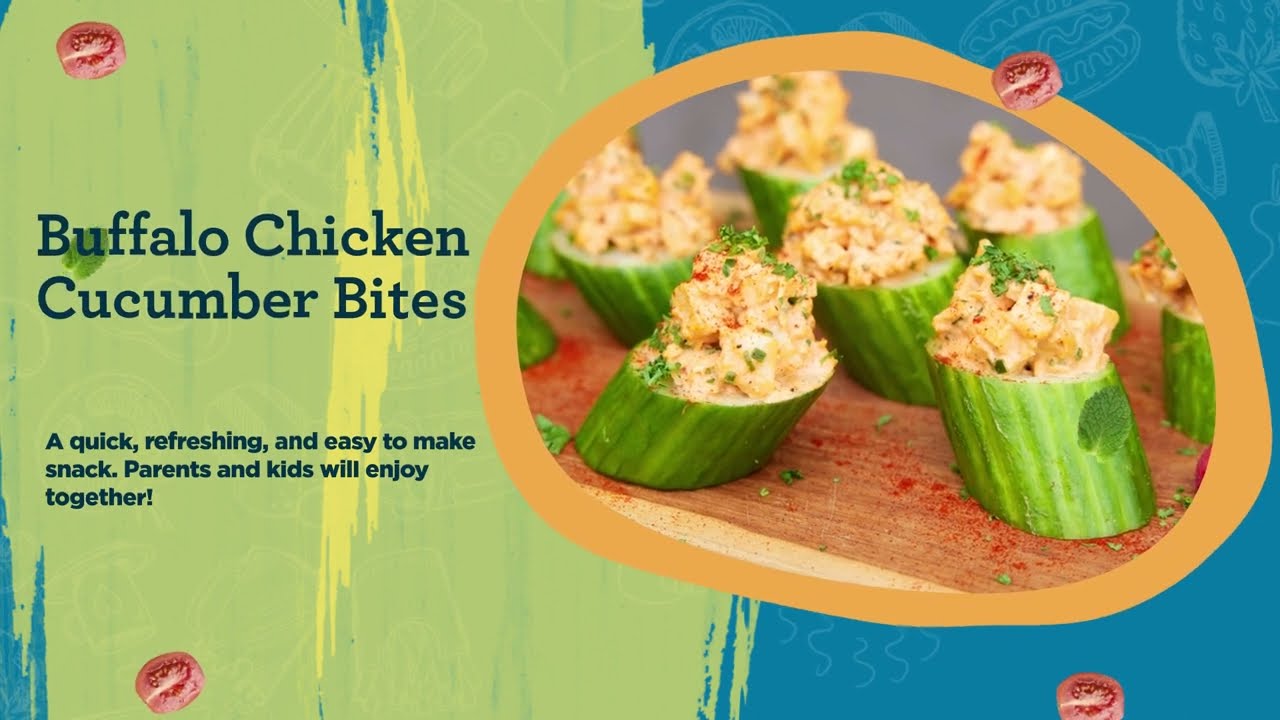 Celebrity Chef Aaron McCargo Jr. Makes Buffalo Chicken Cucumber Bites (Full Video)