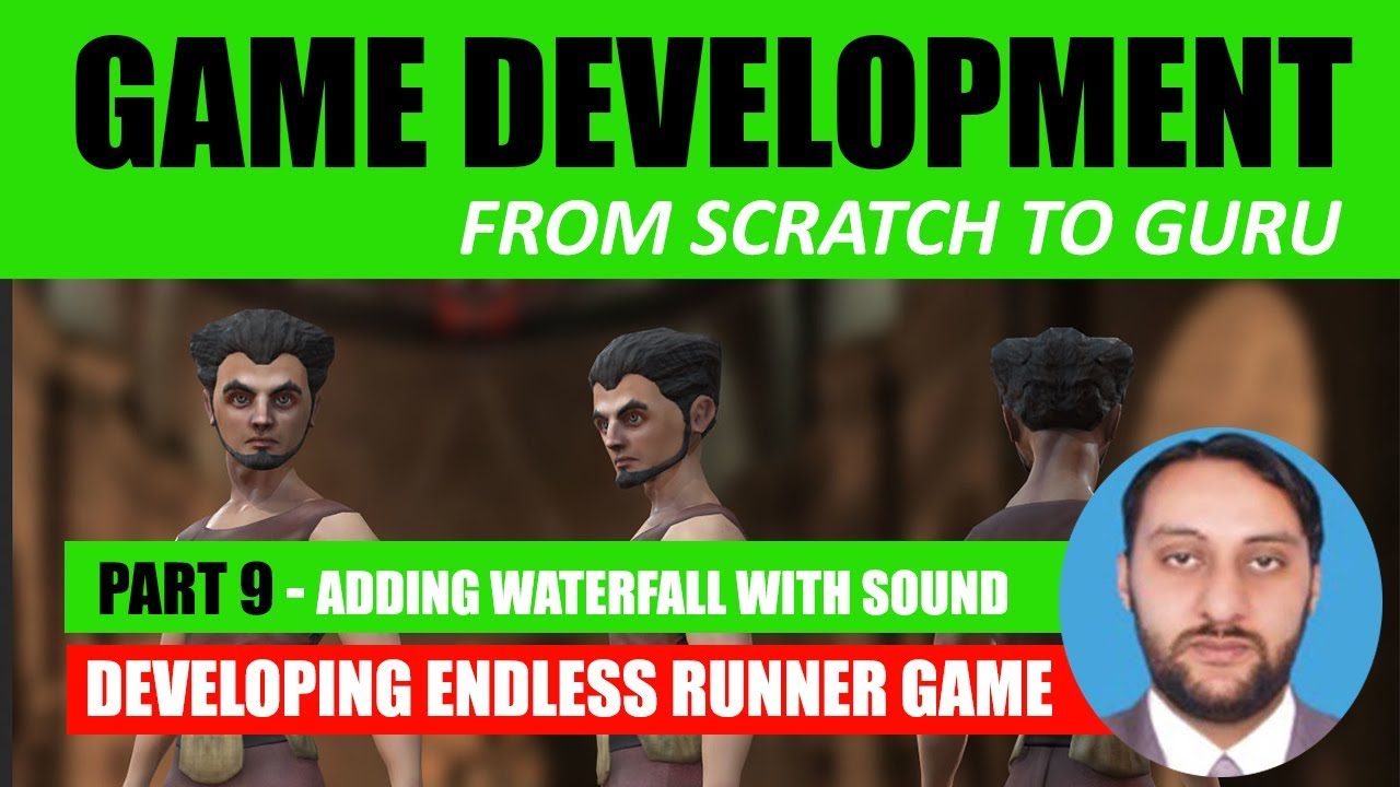 Part 09 - Adding Water Falls In Game | Game Development From Scratch To ...