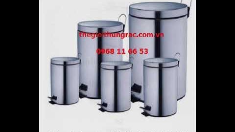 Bán thùng rác inox - Thế Giới Thùng Rác