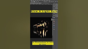 How to glow a light bulb easily in photoshop 2024