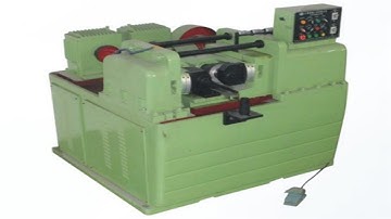 Bar two roller thread rolling machine