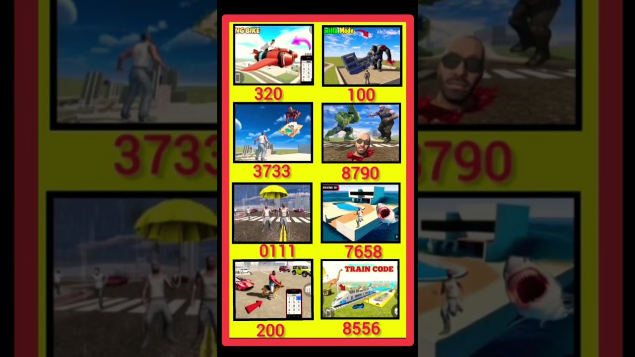 Indian bike ke all cheat code 