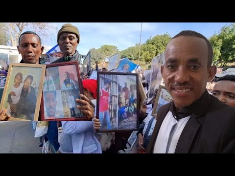 ריאיון עם מלקו מלסה הפגנה בירושלים עלייה חדש አዲስ መላኩ መለሰ ጋር የተደረገ ቃለ መጠይቅ