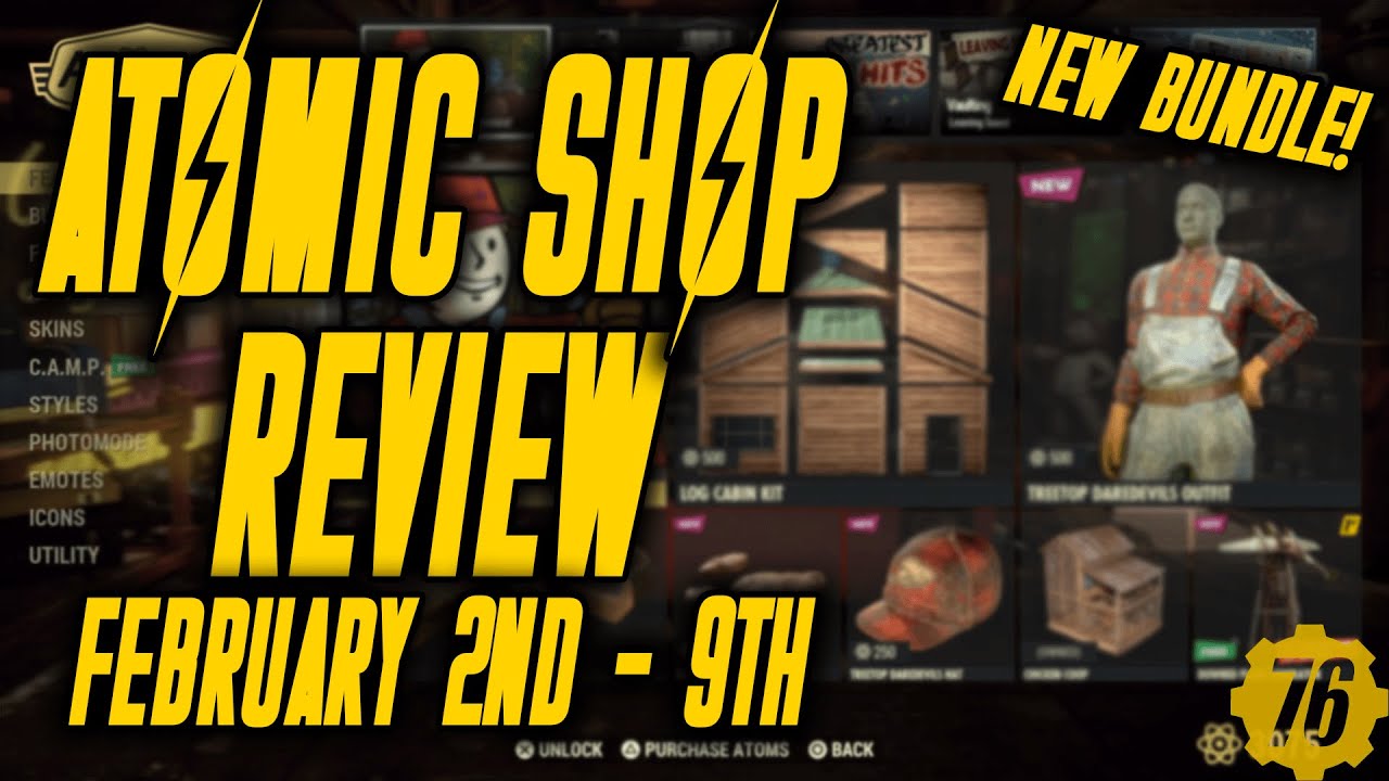 Fallout 76 Atomic Shop Update | February 2nd - 9th 2021
