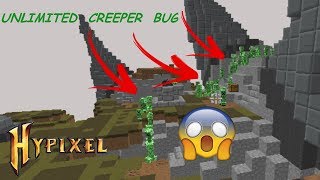 UNLIMITED CREEPER BUG IN SKYWARS DUELS!! (Hypixel)