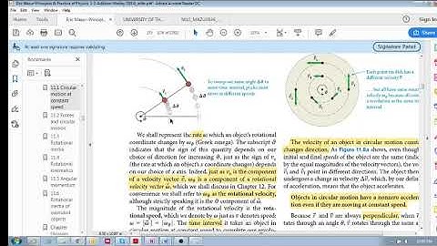 Chap 11.1 - Circular motion at constant speed (d) - Rotational velocity