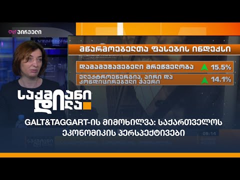 Galt \u0026 Taggart-ის მიმოხილვა: საქართველოს ეკონომიკის პერსპექტივები