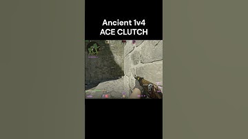 Ancient 1v4 ACE CLUTCH #gameplay #csgo #cs2 #counterstrike