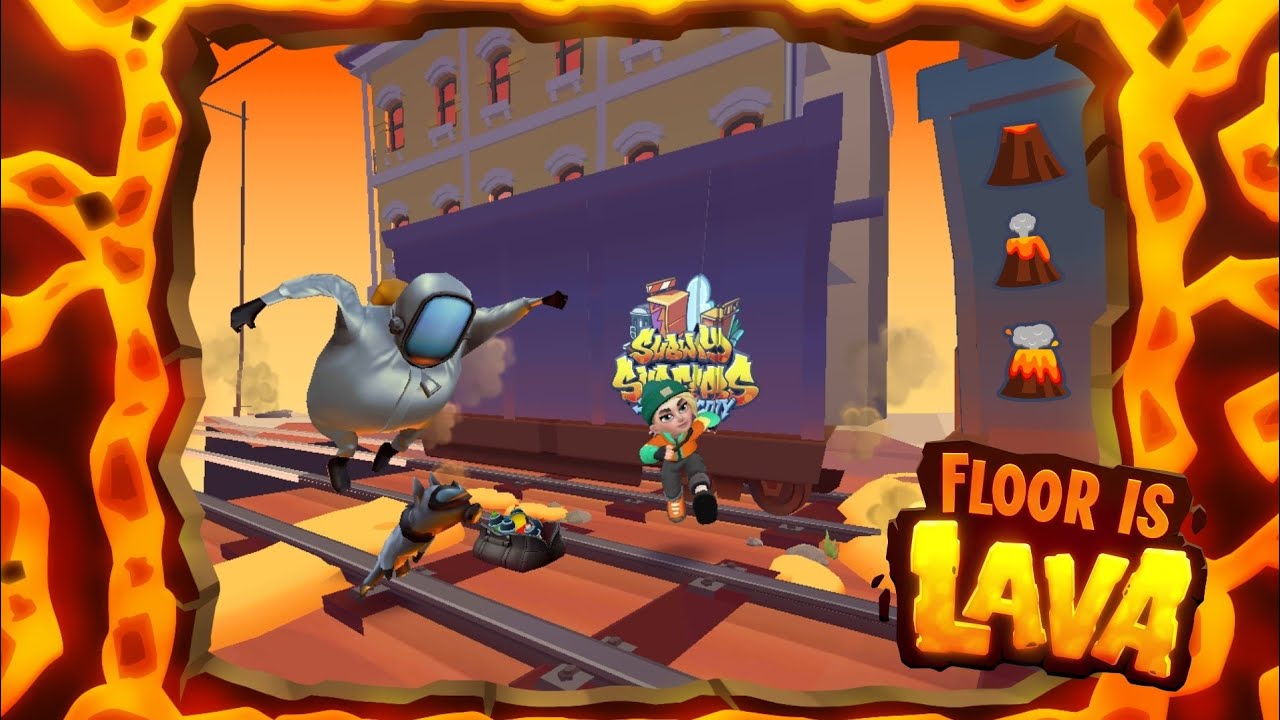 Subway Surfers FLOOR IS LAVA (First Person)