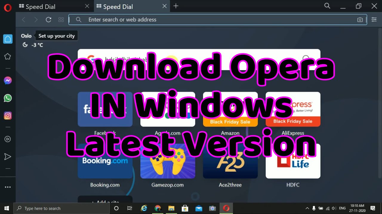 How to download opera browse in pc | download opera in windows | latest version