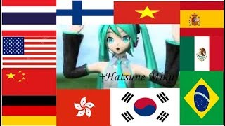 Hatsune Miku Ievan Polkka 12 Language - Nightcore