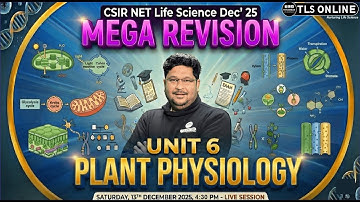 𝐔𝐧𝐢𝐭 𝟔 𝐈 𝐏𝐥𝐚𝐧𝐭 𝐏𝐡𝐲𝐬𝐢𝐨𝐥𝐨𝐠𝐲 𝐈 𝐂𝐨𝐦𝐩𝐥𝐞𝐭𝐞 𝐔𝐧𝐢𝐭 𝐑𝐞𝐯𝐢𝐬𝐢𝐨𝐧 𝐈 𝐏𝐚𝐫𝐭 𝐁 & 𝐂 𝐌𝐄𝐆𝐀 𝐑𝐄𝐕𝐈𝐒𝐈𝐎𝐍 𝐈