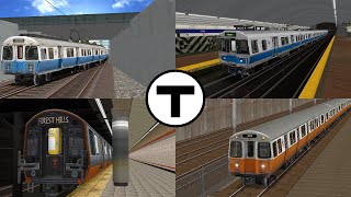 OpenBVE: Railfanning and Riding MBTA Trains on the Orange and Blue line.