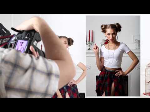 Съемка с зонтом ProFoto Deep Silver S