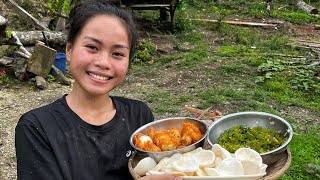 Filipino Streetfood Kwek-Kwek Homemade, Ofcourse With Guso For Snack Bohol, Philippines