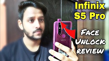 Infinix S5 Pro Face Unlock Review | POP-UP Camera Reality 🔥|