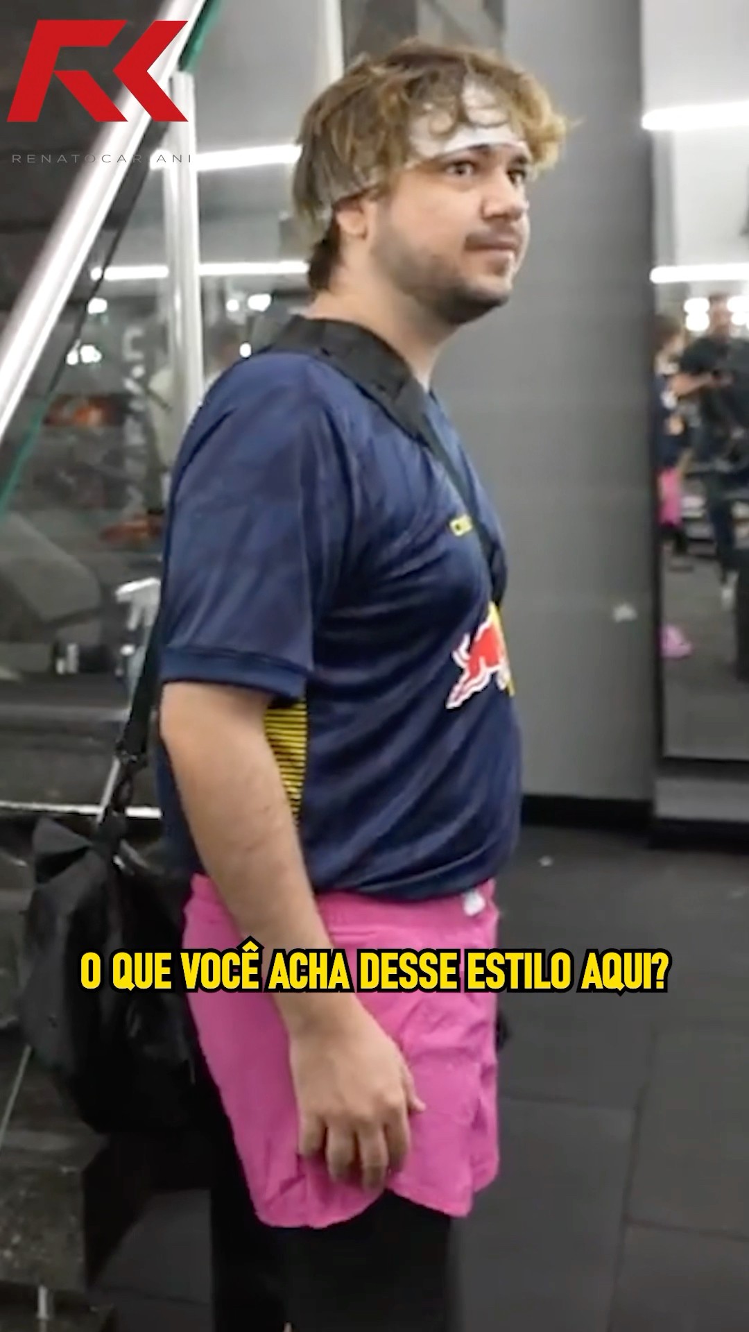 BRINO FOI TREINAR NO ESTILO OLD SCHOOL NO CT! ? #renatocariani #toguro #brino #treino #academia