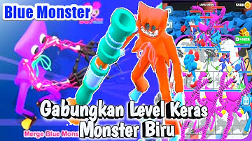 👻🐙Merge Master Blue Monster👹🤖 Max Level Battle Run - Merge Master Games (Android, iOS Gameplay)