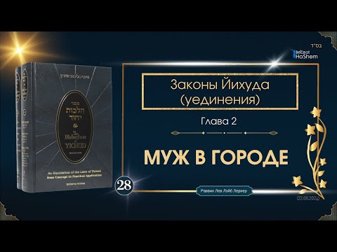 𝟮𝟴. Законы Йихуда | Муж в городе | Глава 2 | Рабби Лев Лэйб Лернер