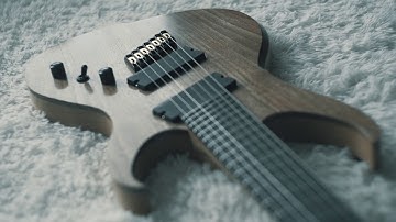 Viktorijoski (first handmade 7 string multiscale fanned fret guitar.)