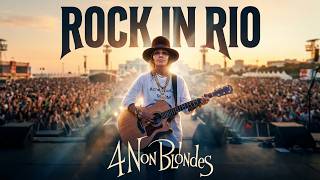4 Non Blondes se apresentando no Palco Mundo, dia 27 de Junho, no Rock in Rio Lisboa