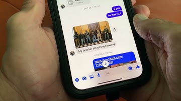 How to save a photo from facebook messenger to your iPhone photos app
