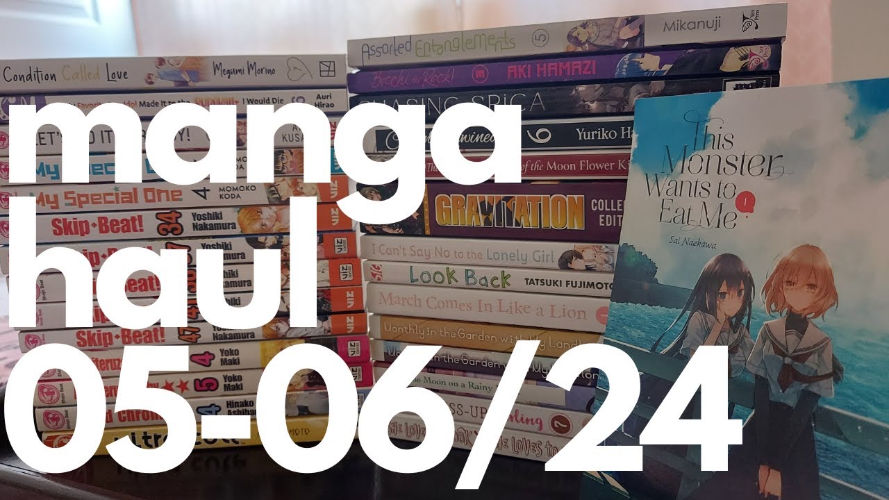 May to June 2024 Manga Hauls ♡ YURI SUMMER READS & MORE!