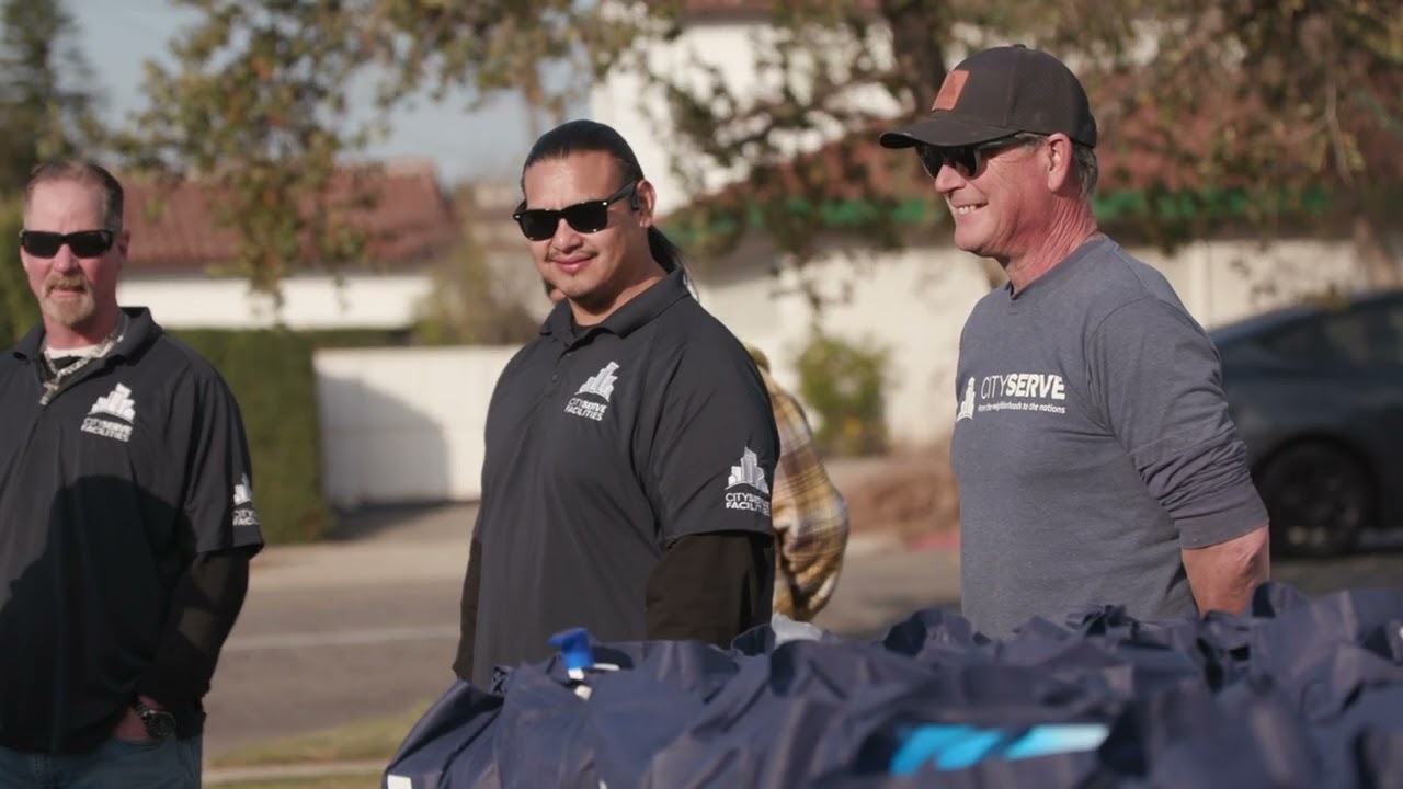 The CityServe headquarters crew behind the scenes - making it all happen