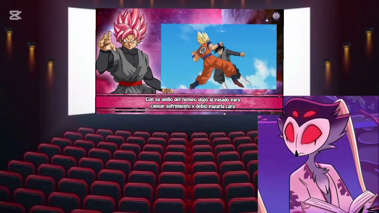 Hazbin hotel y helluva boss viendo universos cap 2 goku black