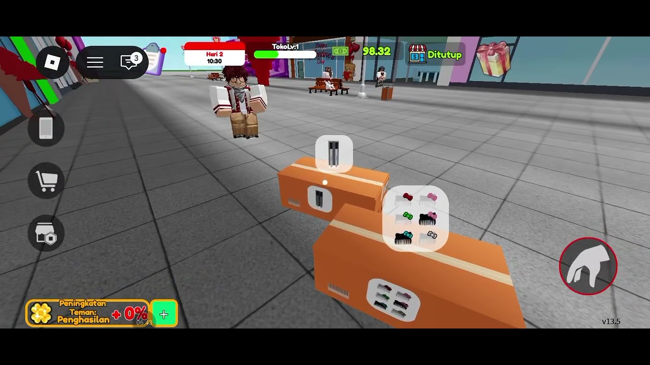 jual makeup di roblox bersama ‎⁨@PrincessNgegame⁩  [simulator toko makeup]