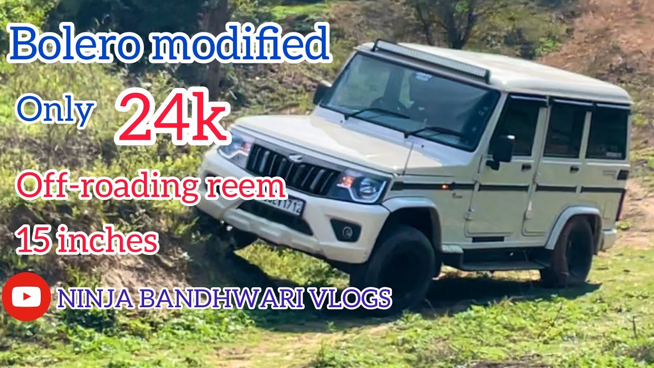 Bolero modified offroad alloy wheels ️ YouTube