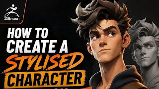 How to create a stylised character in zbursh /