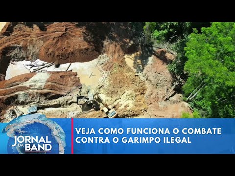 Veja como funciona o combate contra o garimpo ilegal | Jornal da Band