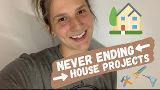 VLOG//spending the weekend on never ending house projects